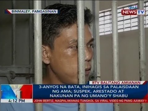 3 Anyos Na Bata, Inihagis Sa Palaisdaan Ng Ama; Suspek, Arestado At