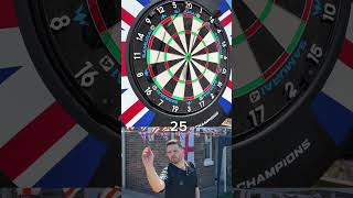 Outside darts! NEAR IMPOSSIBLE 🤣 #darts
