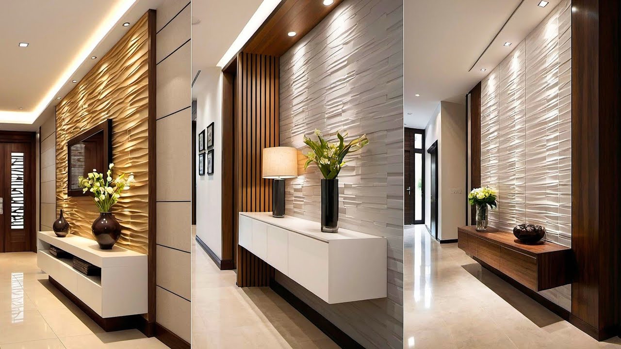 300 NEW Modern Living Room Wall Cladding Ideas 2024 Hall Wall Decorating Ideas| Home Interior Design