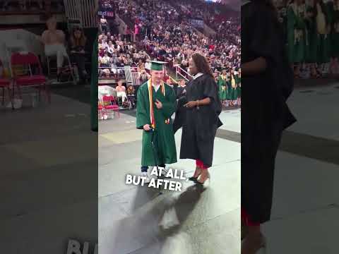 Paralyzed Man Walks Across Graduation Stage After 2 Years Of Physical Therapy โค๏ธ