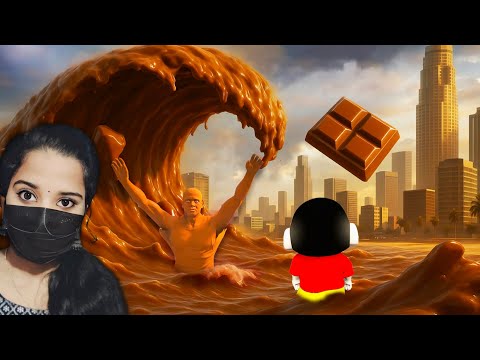 Tsunami of CHOCOLATE Hits GTA 5 – Franklin Becomes Chocolate Man!