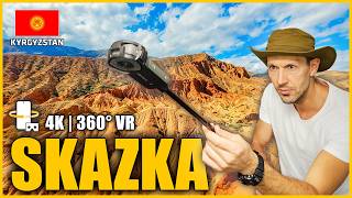 SKAZKA KANION 🇰🇬 VR 360° | Niesamowite formacje skalne nad Issyk‑Kul !