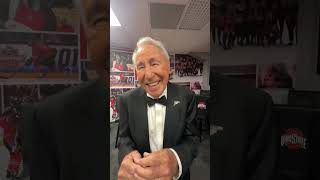 Kirk Herbstreit & Lee Corso share a moment before his last College GameDay 🥹 (via @kirkherbstreit/X)