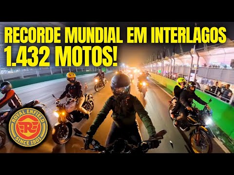 RECORD MUNDIAL EM INTERLAGOS: 1.432 MOTOS NA PISTA!