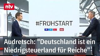 Audretsch: "Deutschland ist ein Niedrigsteuerland für Reiche"
