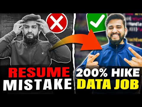 Top 3 Resume Mistakes That Get You Rejected ❌ | Fix These to Get Shortlisted for Data Jobs in 2025