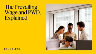 The Prevailing Wage and PWD, Explained