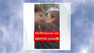 JULIÁN ALVAREZ se largó a llorar por dar esta EMOTIVA noticia | Historia de Amor con Emilia Ferraro