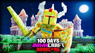 I Survived 100 Days in DAWNCRAFT in Hardcore Minecraft!