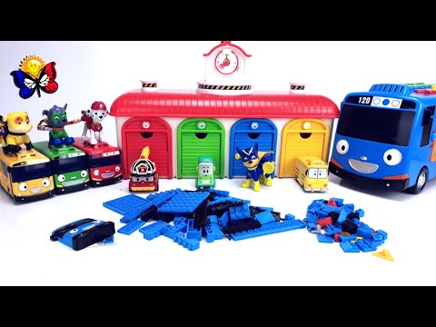 Tayo Bus GREAT COLLECTION Vidéo avec voitures et PAW Patrol