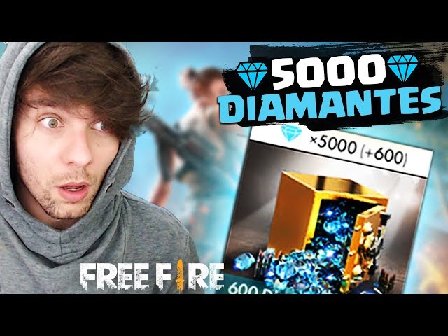 COMPREI 5000 DIAMANTES, E AGORA? - FREE FIRE BATTLEGROUNDS