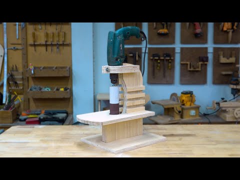 Make Your OWN POWERFUL Spindle Sander with DIY Woodworking Tools!