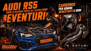 Audi Rs5 Aspirazione in Carbonio Eventuri e Prova su Strada con Check Sound 🔥