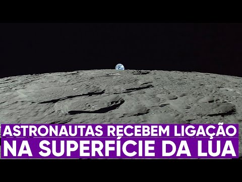 NASA faz ligação na superfície da Lua