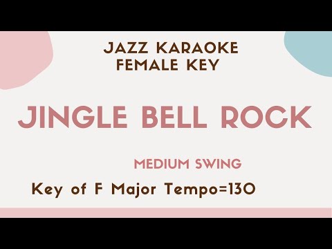 Jingle bell rock (Jazz ver.) female singers [Sing along JAZZ KARAOKE] Holiday song