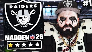 Madden 26 Las Vegas Raiders Franchise Rebuild Ep 1