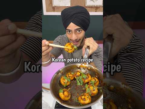 Korean Potato recipe 😱 at home | street food ​@Param_aedy #shorts #shortsfeed