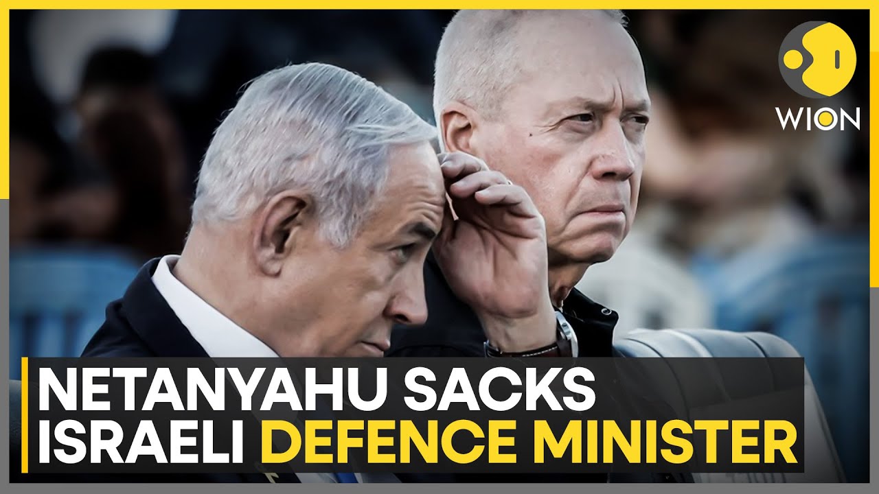 Netanyahu Dismisses Defence Minister Yoav Gallant, Replaces Him With Foreign Minister Katz | WION