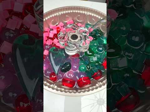 Let´s make cherry jelly cake 🍒❤️ #dessert #jelly #satisfying