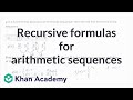 Understanding Arithmetic Sequences and Recursive Definitions