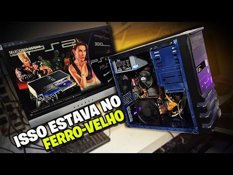 COMPREI UM  PC VELHO  NO FERRO-VELHO (DDR2 775) E TRANSFORMEI   EM UMA CENTRAL MULTI JOGOS