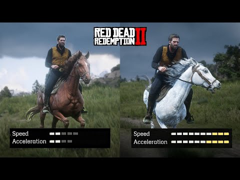 Slow vs Fastest Horses in RDR2 - Are they even different ?