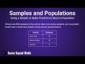 Statistics and Predictions in Surveys