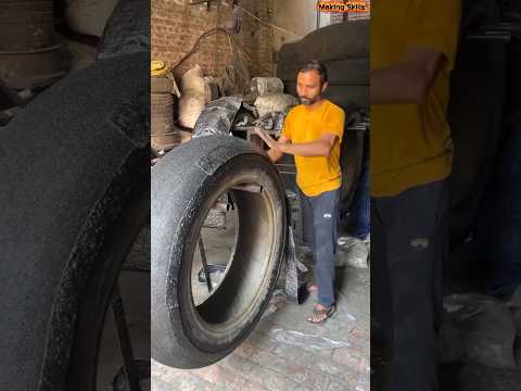 Amazing Skill of Retreading old tyres