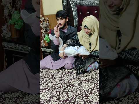 during Shoot 😂 with baby Laiba Fatima with Ahmad beautifull Shorts ❤️