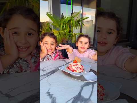 اليوم تجربتنا مع البوظة المعكرونة أو بوظة 🍝 +🍦=🍧