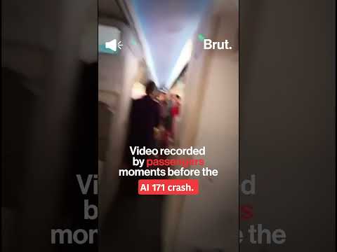 Passengers aboard Air India flight 171 filmed this before takeoff from Ahmedabad airport on 12 June.