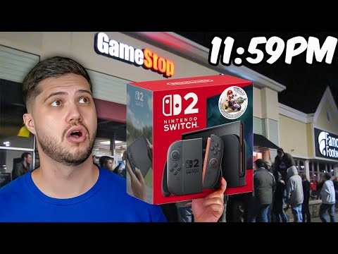 Hunting For A Nintendo Switch 2 Midnight Launch At Gamestop