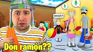 La VECINDAD del CHAVO DEL 8 en ROBLOX (me rechazó la popis😭)