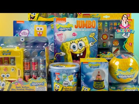 Unboxing and Review of SpongeBob SquarePants Toy Collection