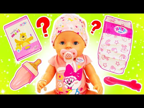 🍼 Cosa serve ai bambini neonati? Giochiamo con Maya e Lina! Video con bambole per bambini piccoli