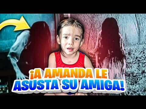 AMANDA DIBUJA a SU AMIGA FANTASMA 😱 | ABUELA PACHITA nos lo ADVIRTIO | Los Molina