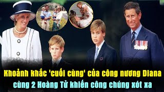 Khoảnh khắc cuối cùng của công nương Diana cùng 2 Hoàng Tử khiến công chúng xót xa