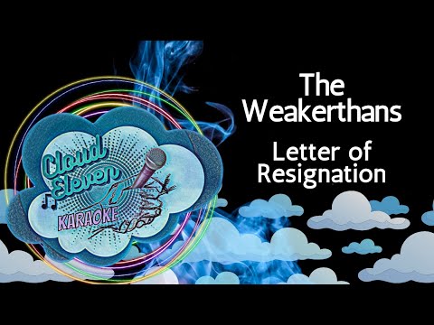 The Weakerthans – Letter Of Resignation – karaoke – instrumental
