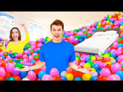 I FILLED MY ENTIRE ROOM WITH BALLOONS!