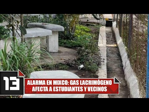 Alarma en Mixco: Gas lacrimógeno afecta a estudiantes y vecinos