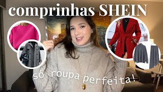 COMPRINHAS SHEIN SÓ ROUPA LINDA (CASACOS,CONJUNTOS de  INVERNO,bijux finas ) 🎀✨