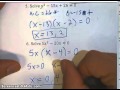 Solving Quadratic Equations and Areas