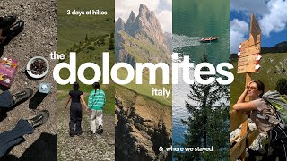 hiking the Dolomites (the most beautiful place in the world) 🏔️