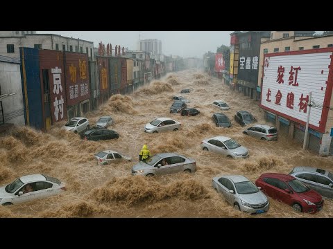 China now! China's Three Gorges Dam RELEASES Floodwaters Causing DEADLY Landslides