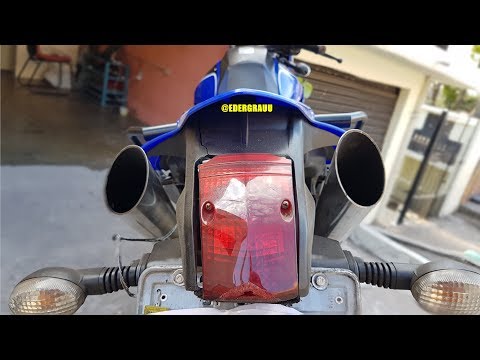DEIXEI A XT660 NO DIRETAO