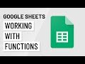 Exploring Functions in Google Sheets