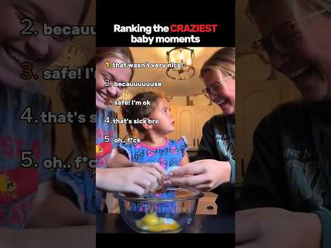 Ranking The Craziest Baby Moments💀🙏