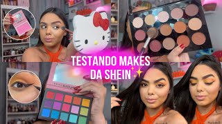 TESTANDO MAKES DA SHEIN | tutorial completo💄✨ cupom: VITORIASENNA11BR10 #shein #explorar