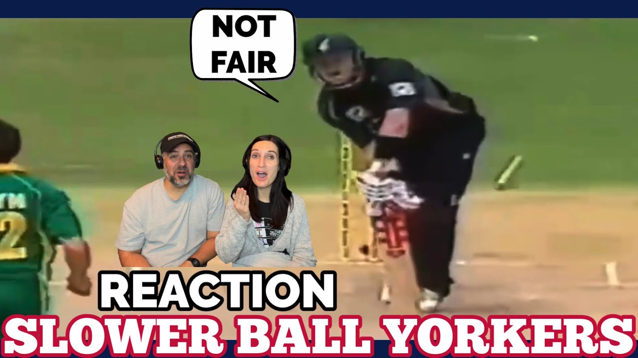 Top 10 Incredible Slower Ball Yorkers in Cricket REACTION
