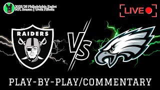 🔴Raiders vs Eagles | NFL Week 15 | LIVE Play-by-Play/Commentary (Multistreaming on Twitch)
